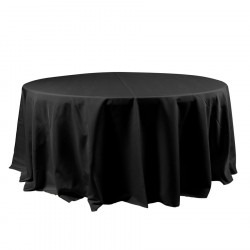 120 Black Round Table Linen