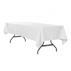 60 x 102 White Rectangle Table Linen
