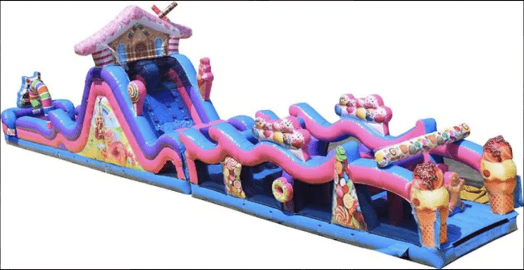 77' Candy Land Obstacle Course