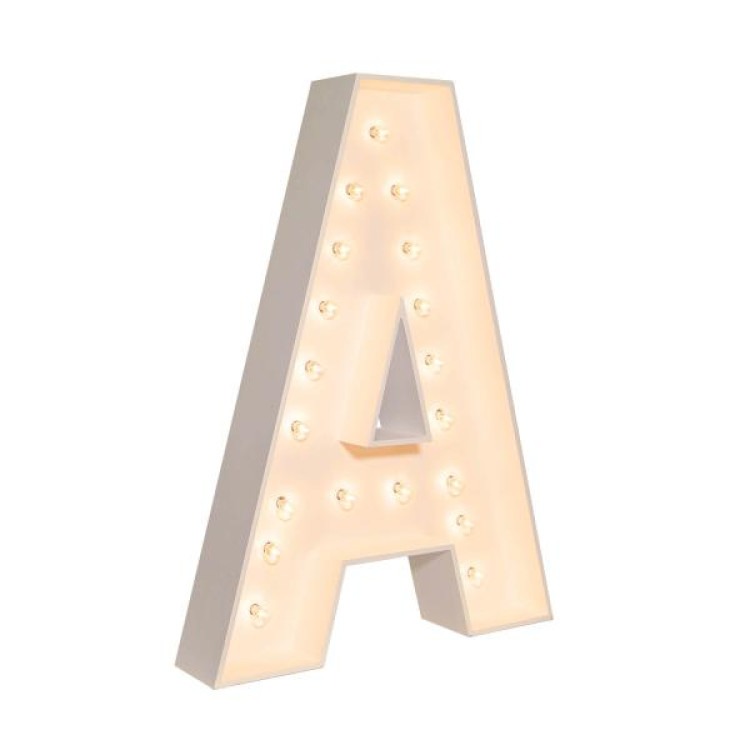 Marquee Letter A
