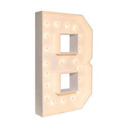Marquee Letter B