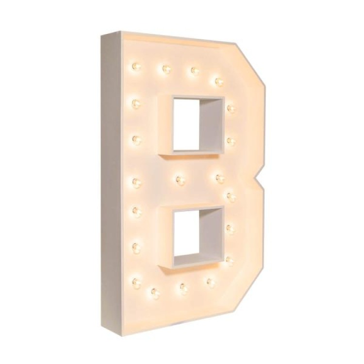 Marquee Letter B