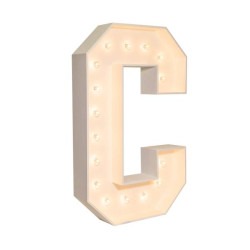 Marquee Letter C