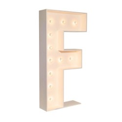 Marquee Letter F