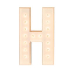 Marquee Letter H