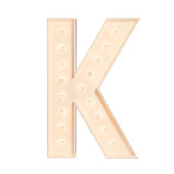 Marquee Letter K