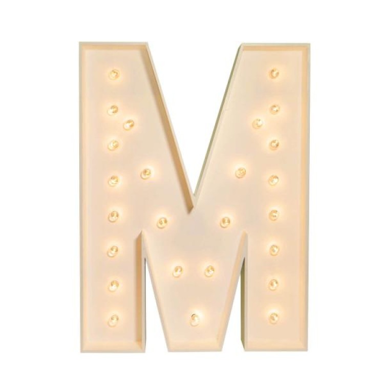 Marquee Letter M