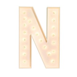 Marquee Letter N