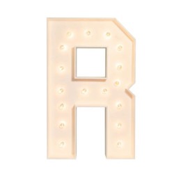 Marquee Letter R