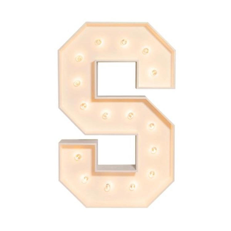 Marquee Letter S