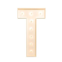 Marquee Letter T