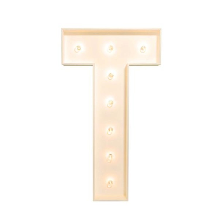 Marquee Letter T