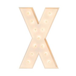 Marquee Letter X